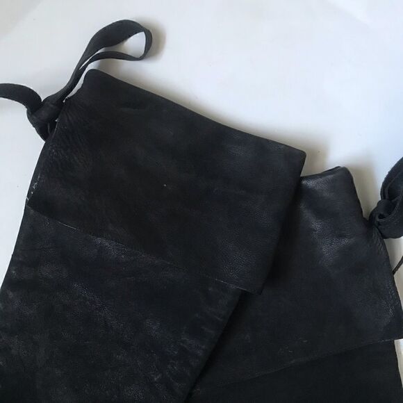 Frye Celia over the knee black leather boots NWOT - Picture 8 of 10